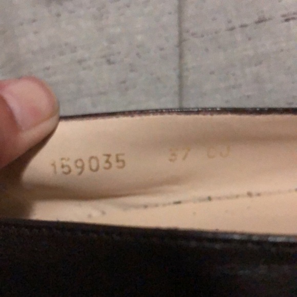 TODAY ONLY:Authentic GUCCI Penny Loafer Brown Leather Shoes Size 37C Made Italy - Picture 12 of 13